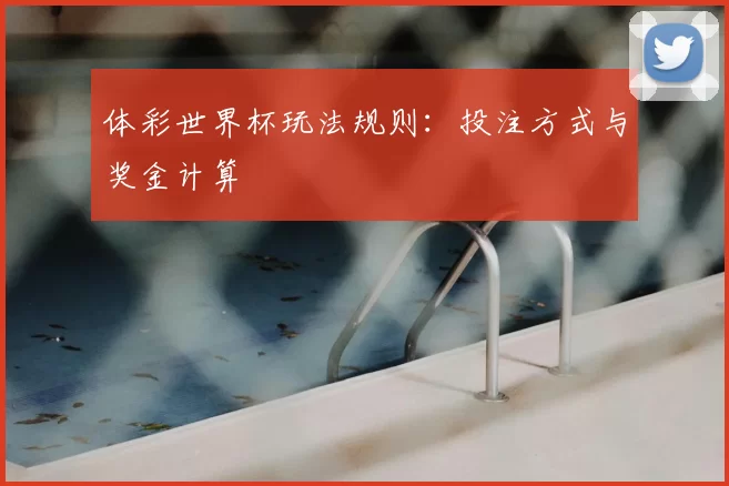 体彩世界杯玩法规则：投注方式与奖金计算