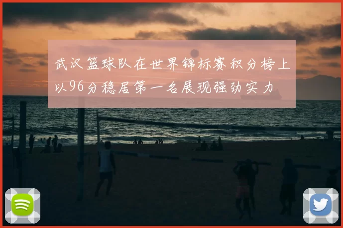 武汉篮球队在世界锦标赛积分榜上以96分稳居第一名展现强劲实力