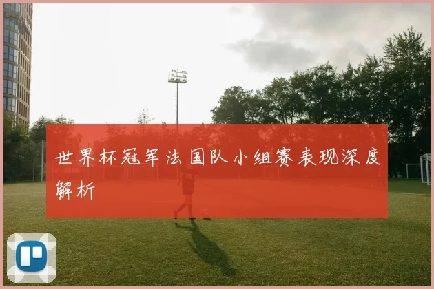 世界杯冠军法国队小组赛表现深度解析