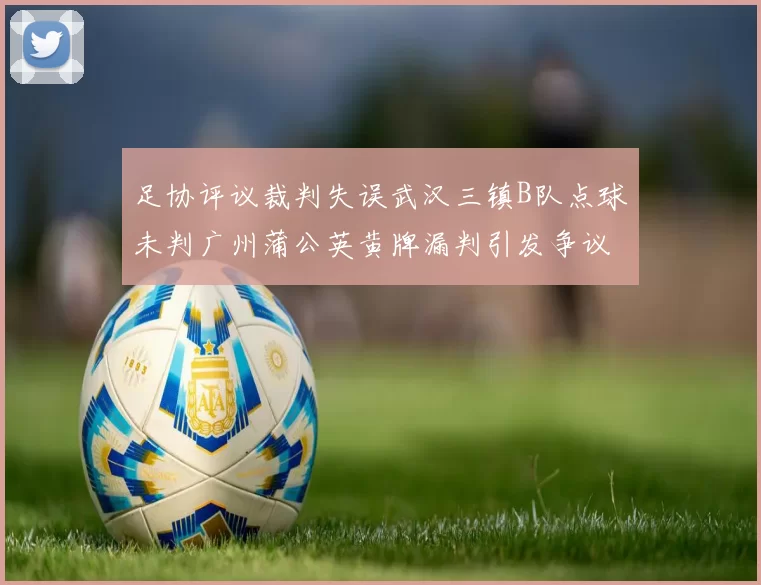 足协评议裁判失误武汉三镇B队点球未判广州蒲公英黄牌漏判引发争议